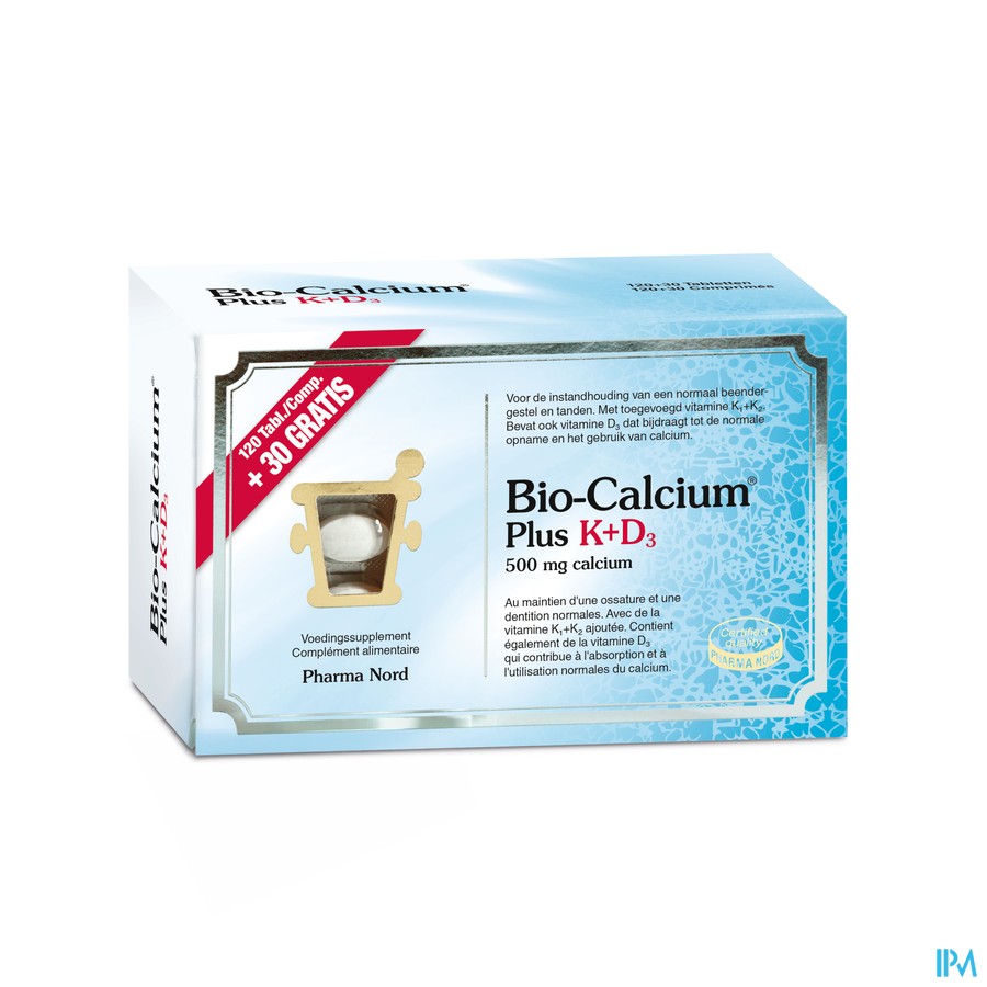 Bio-calcium Plus K+d3 Tabl 120+30 Promo