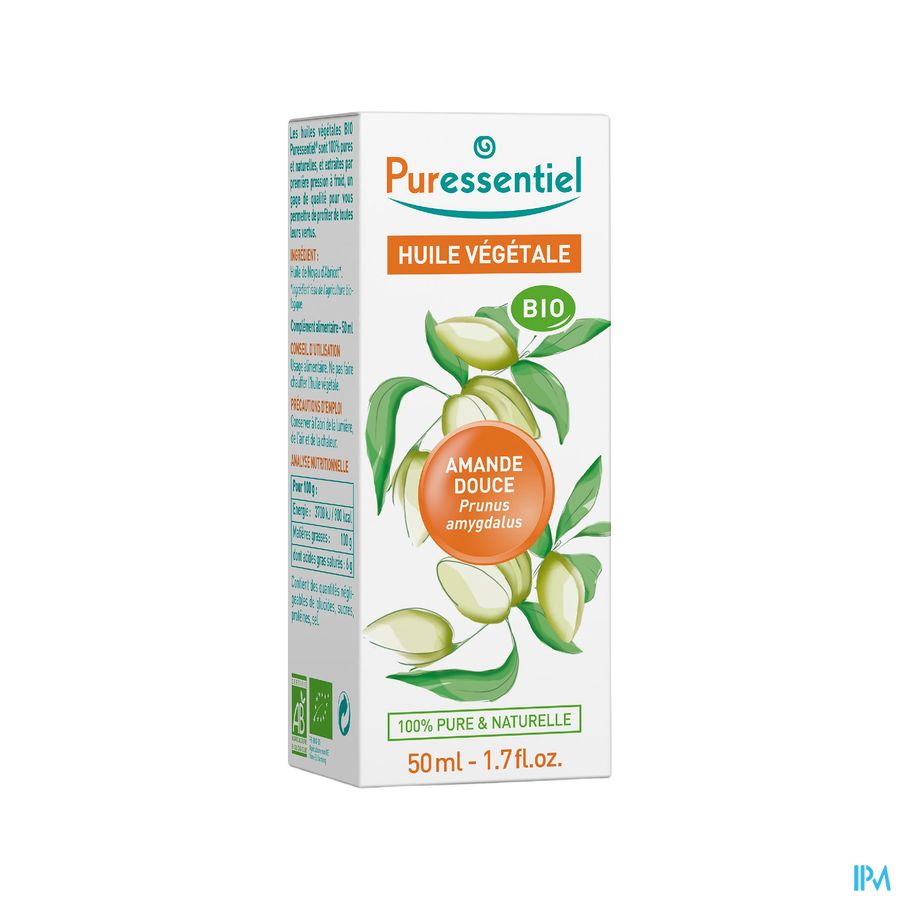 Puressentiel Plantaardige Olie Bio Z. Amandel 50ml