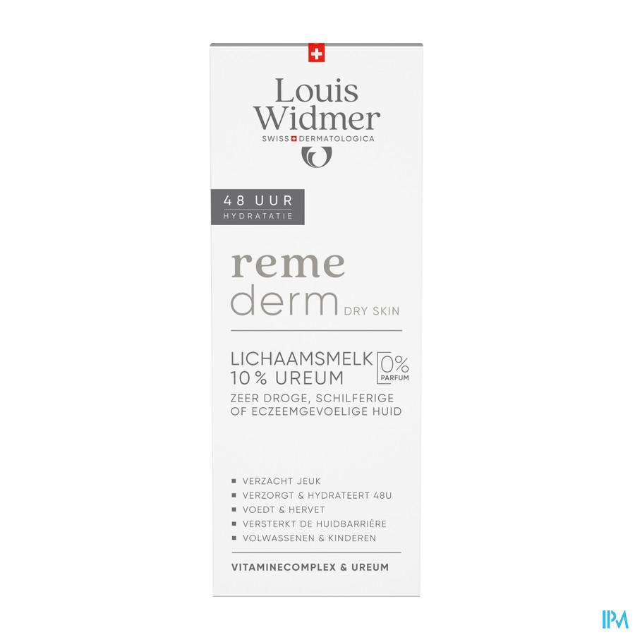 Widmer Remederm Lait Corporel 10%urea N/parf 200ml
