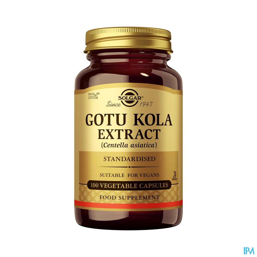 Gotu Kola Aer. Extr (aziat. Waternavel) V-caps 60 Gotu Kola Aer. Extr (aziat. Waternavel) V-caps 60