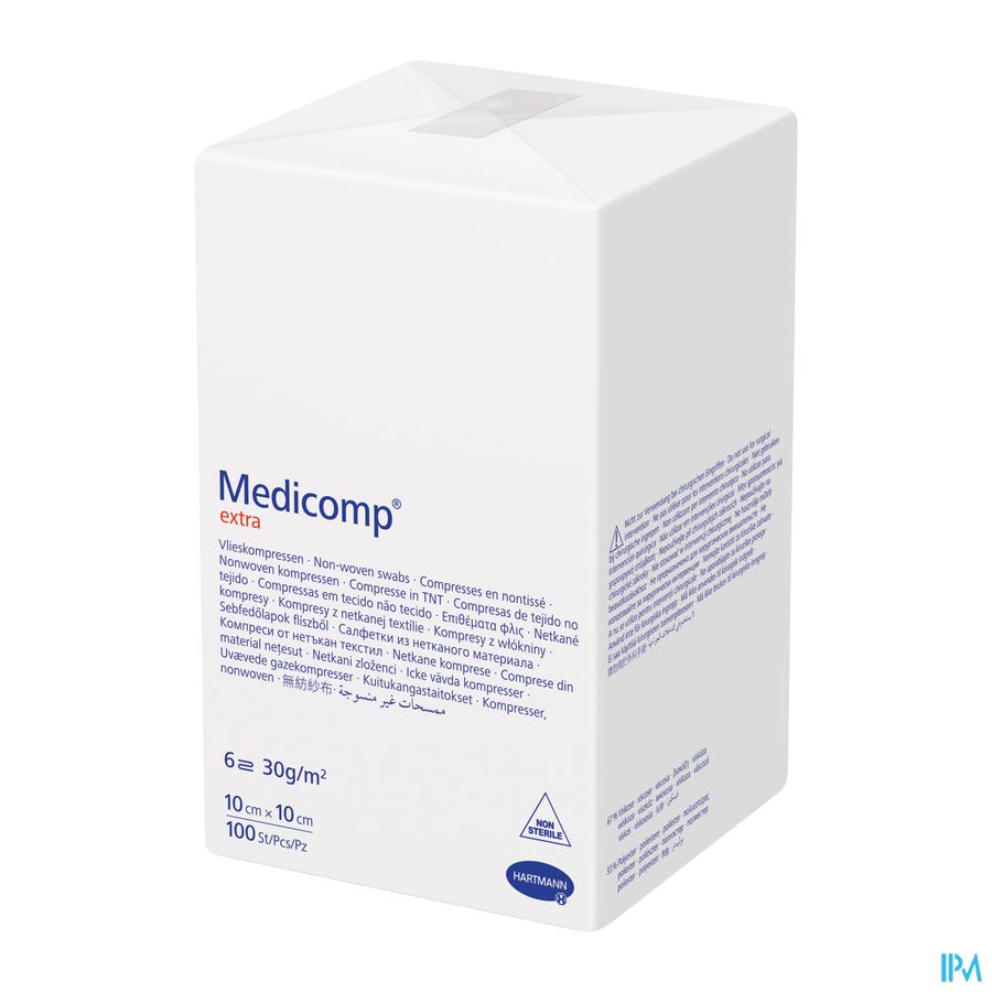 Medicomp 10x10cm 6l. Nst. 100 P/s