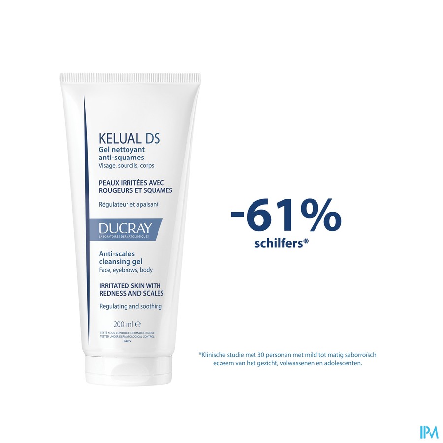 Ducray Kelual Ds Reinigingsgel A/schilfers200ml Nf