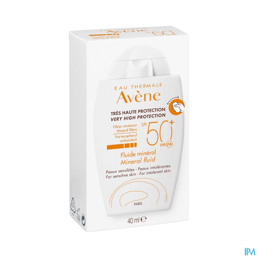 Avene Sol Spf50+ Fluide Mineral 40ml