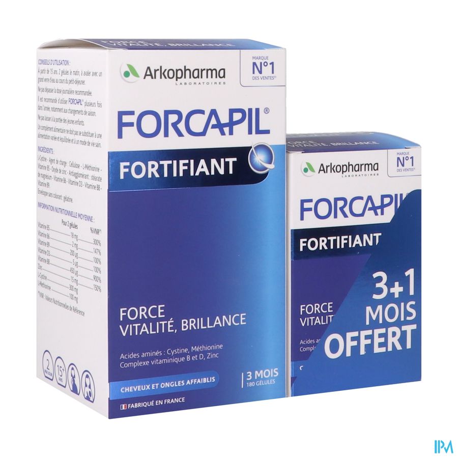 FORCAPIL COMPL ALIM 180+60OFF