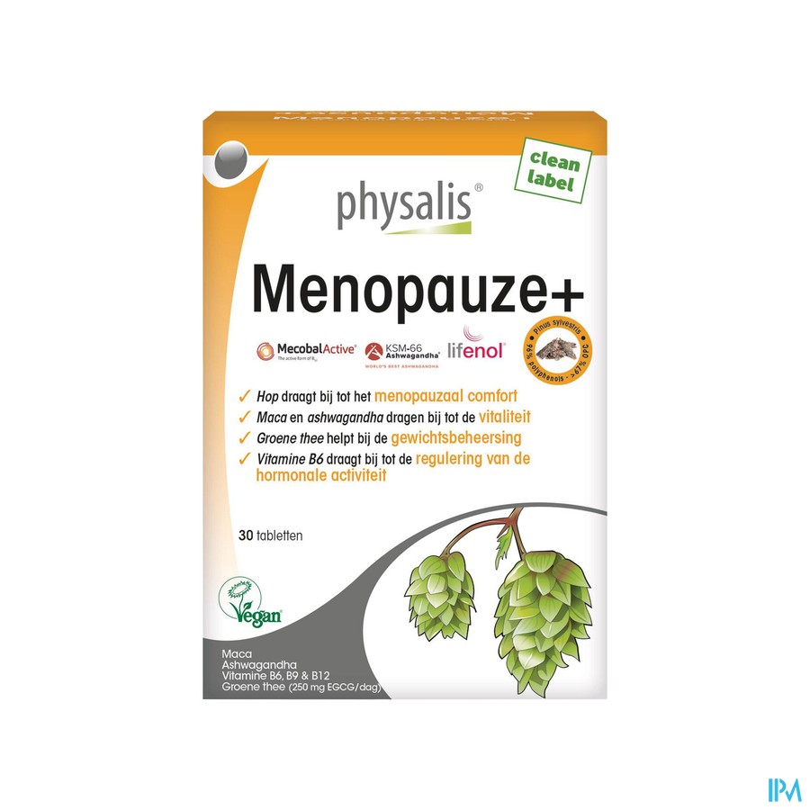 PHYSALIS MENOPAUZE+ NL/FR 30 TABL