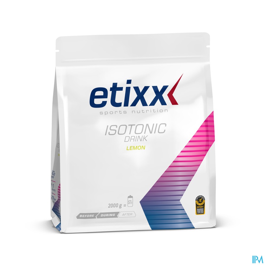 Etixx Isotonic Lemon Pouch 2kg