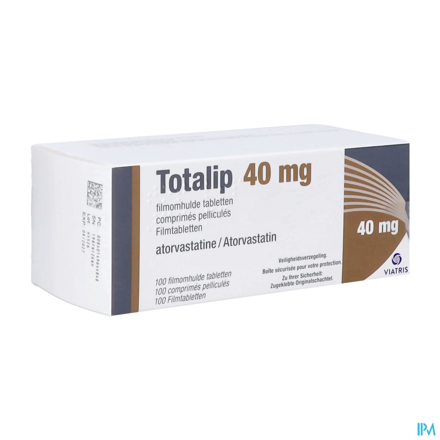Totalip 40mg Filmomh Tabl 100