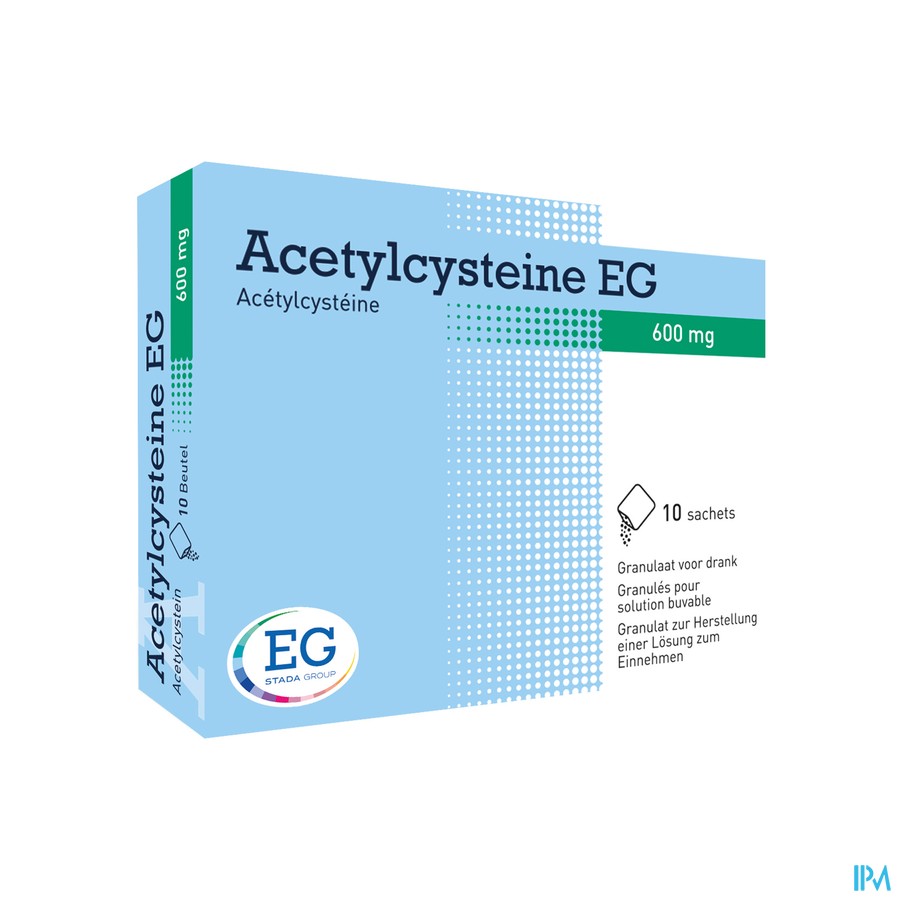 Acetylcysteine EG Sach 10X600Mg