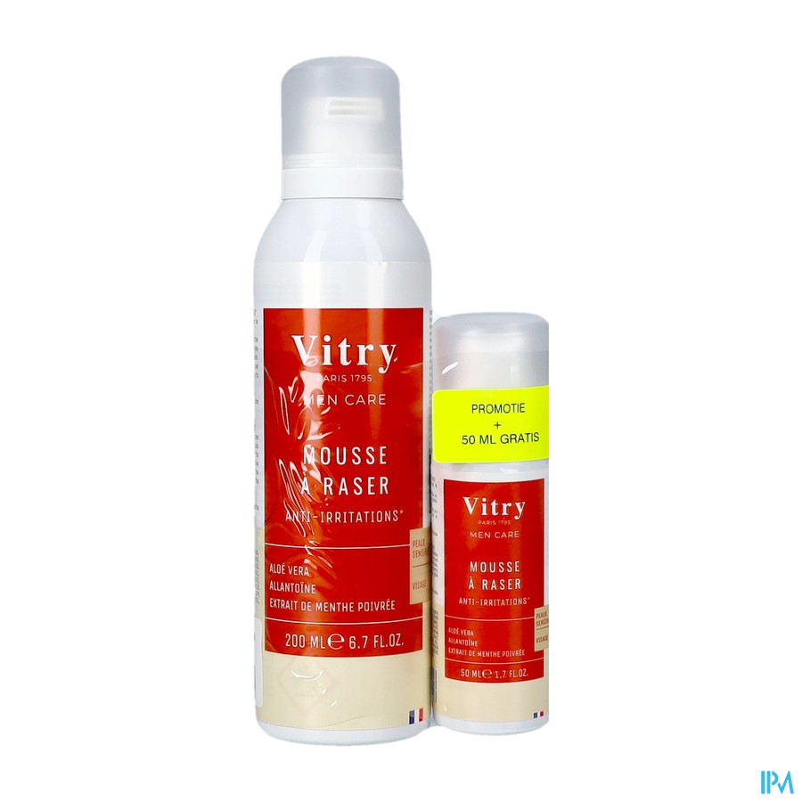 Vitry Mousse A Raser 200ml + 50ml Grat.