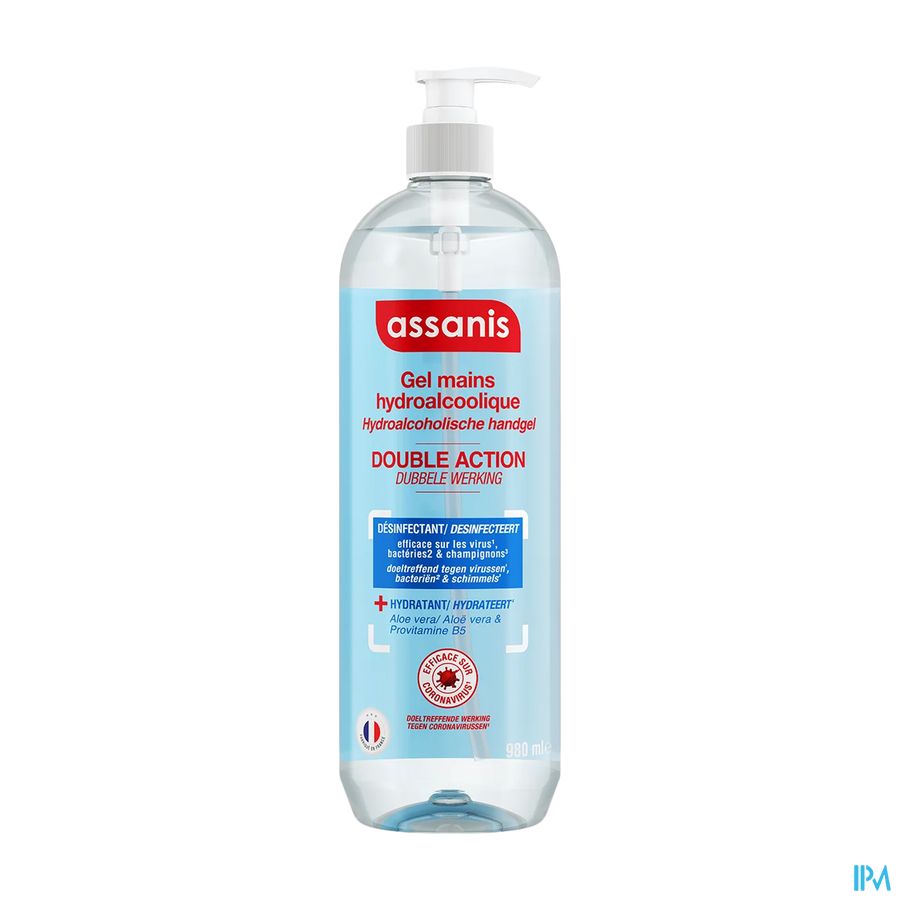Assanis Family Gel A/bacterieel Z/spoelen 980ml