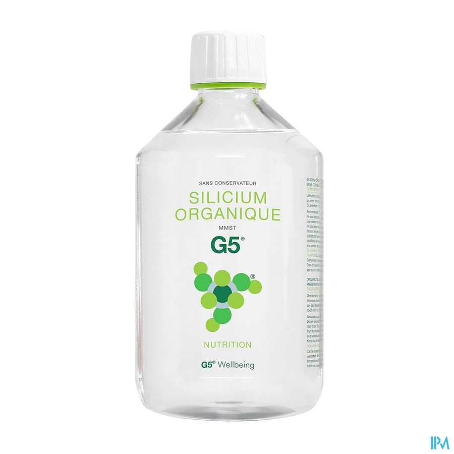 Silicium Organisch G5 Z/bewaarm.vlb 500ml Bioticas