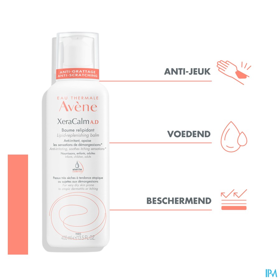 Avene Xeracalm A.d. Balsem Relipiderend 400ml Nf
