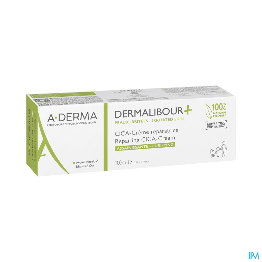 Aderma Dermalibour+ Cica Creme Reparatrice 100ml