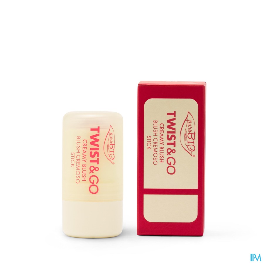 Purobio Twist&go Blush Cremeux 04 Fraise 5g Bio