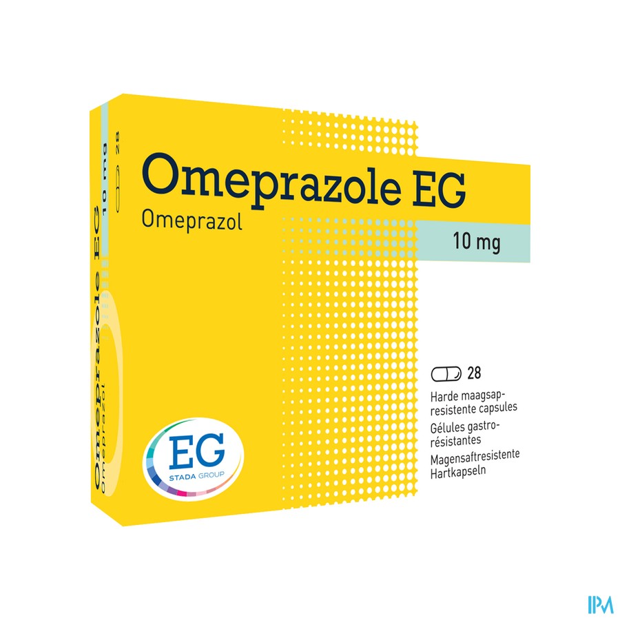 Omeprazole EG 10Mg Gastro Resist Caps Bl 28X10Mg