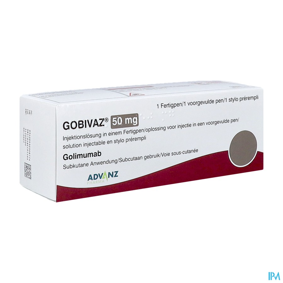 Gobivaz 50mg Opl Inj Voorgevulde Pen 1