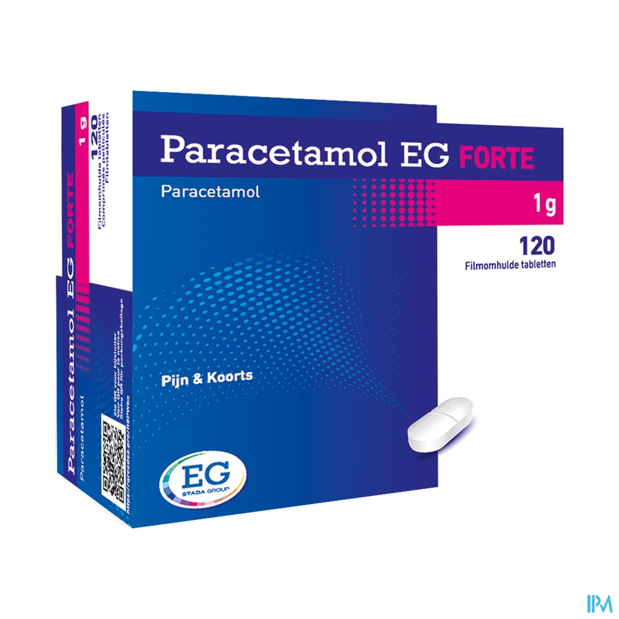 Paracetamol EG Forte 1G Filmomh Tabl 120