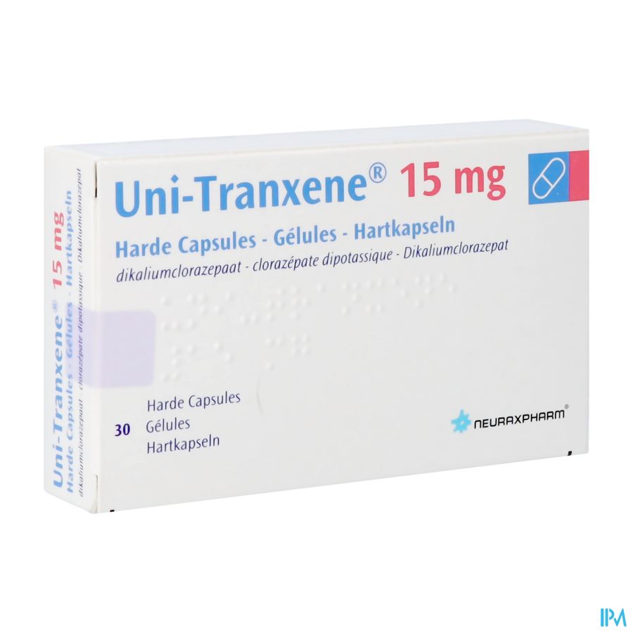 Unitranxene Caps. 30x15mg
