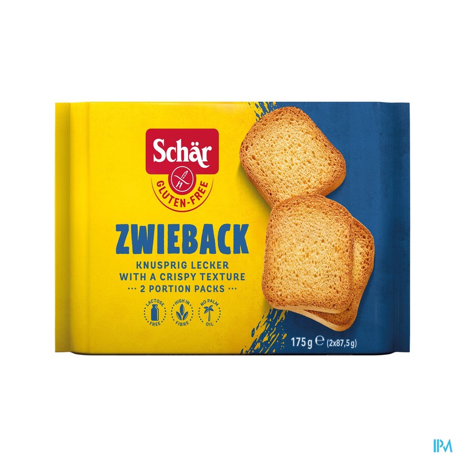 Schar Zwieback Beschuiten 175g Revogan