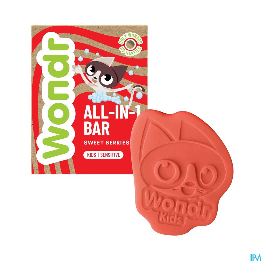 Wondr Kids Bar Sweet Berries 55g