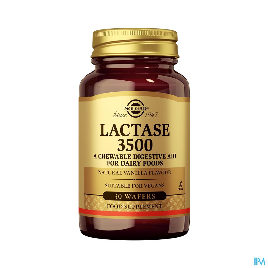 Solgar Lactase 3500 Kauwtabl 30 Solgar Lactase 3500 Kauwtabl 30