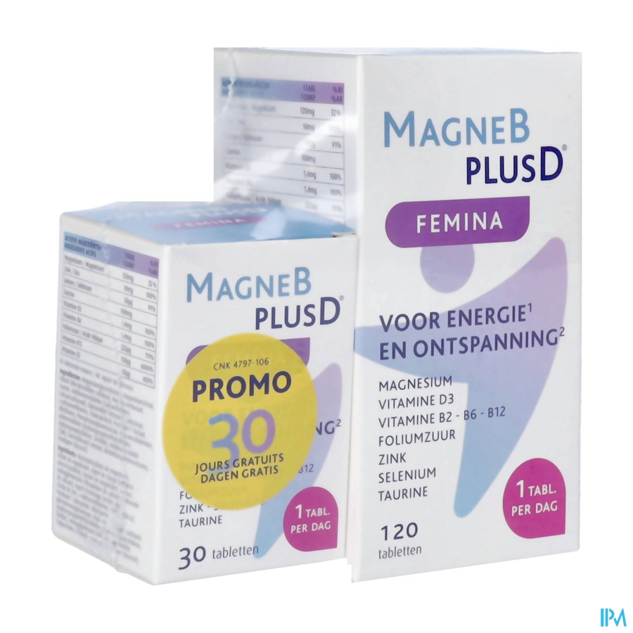 Magnebplusd Femina Vip Tabl 120+30