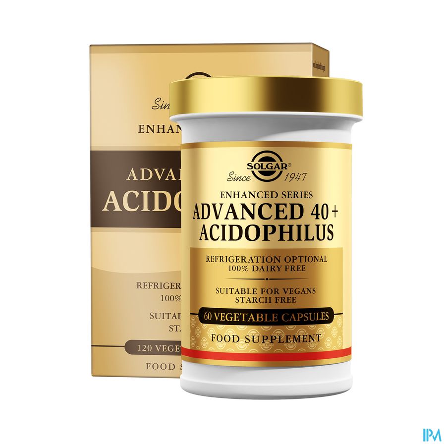 Solgar Advanced 40+ Acidophilus V-caps 120 Solgar Advanced 40+ Acidophilus V-caps 120