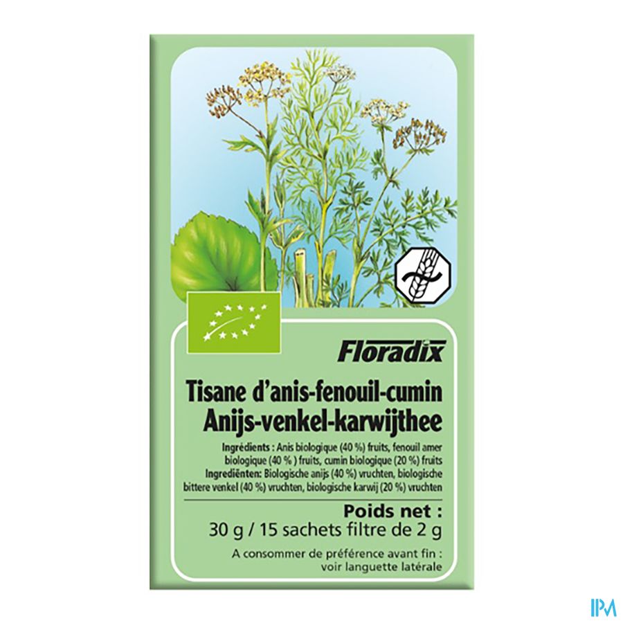 Salus Tisane Anijs-venkel-karwij Bio Builtje 15