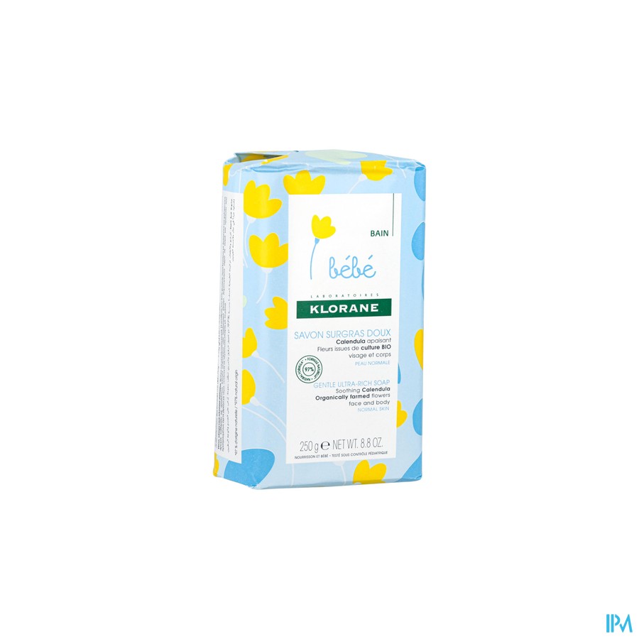 Klorane Bb Zacht Overvet Zeep 250g