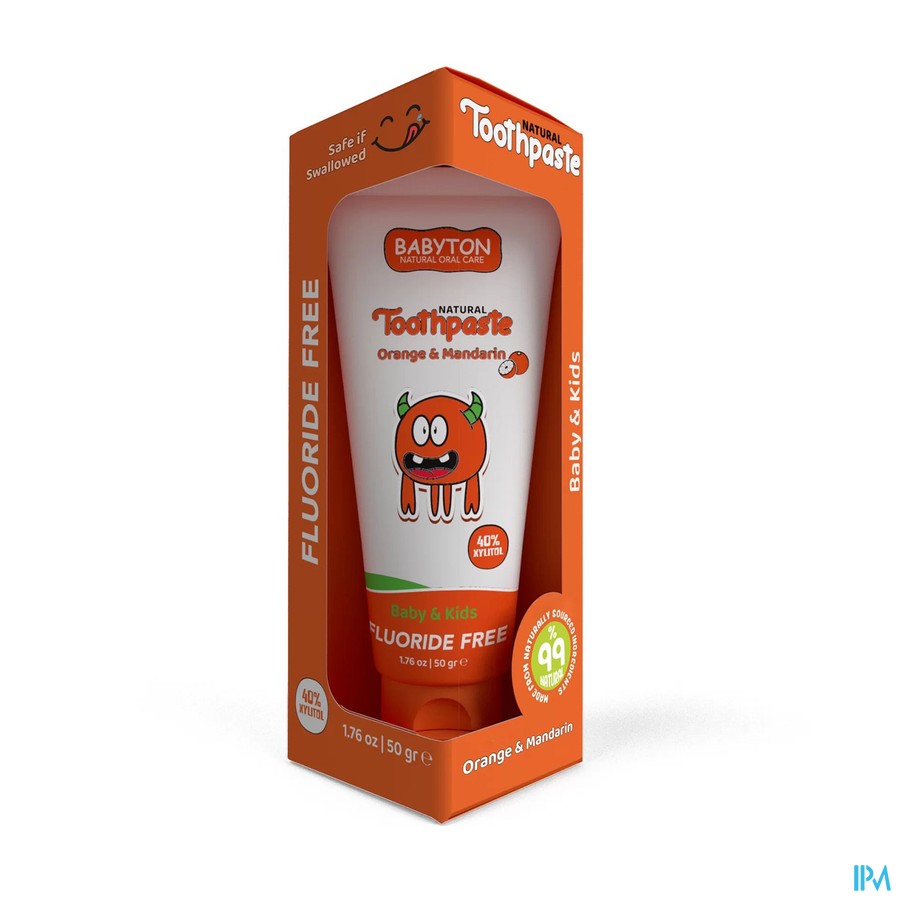 Babyton Natuurlijke Tandpasta Sin.mand.baby/kid50g
