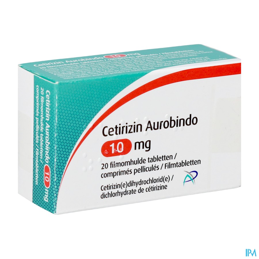 Cetirizin Aurobindo 10mg Filmomh Tabl 20