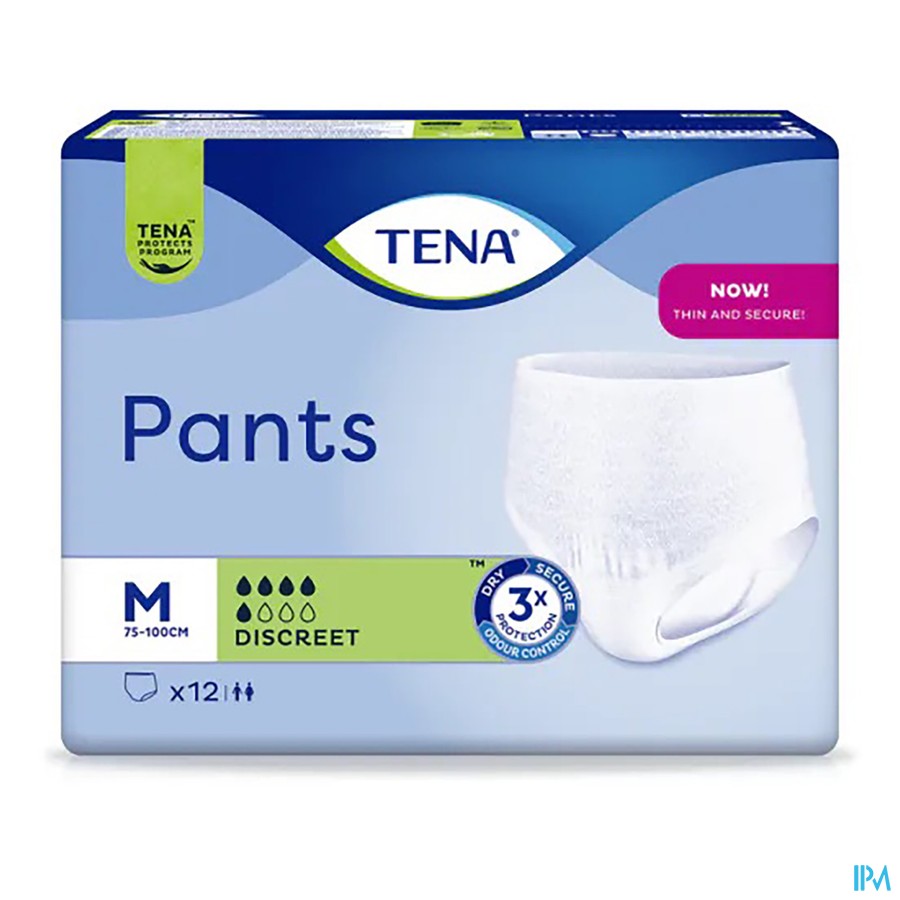 Tena Pants Discreet Medium 75-100cm 12 795732
