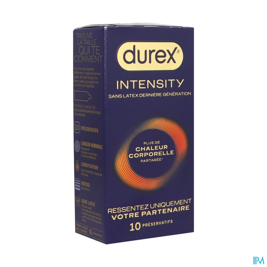 PRESERV DUREX INTENSITY S/LATEX 10