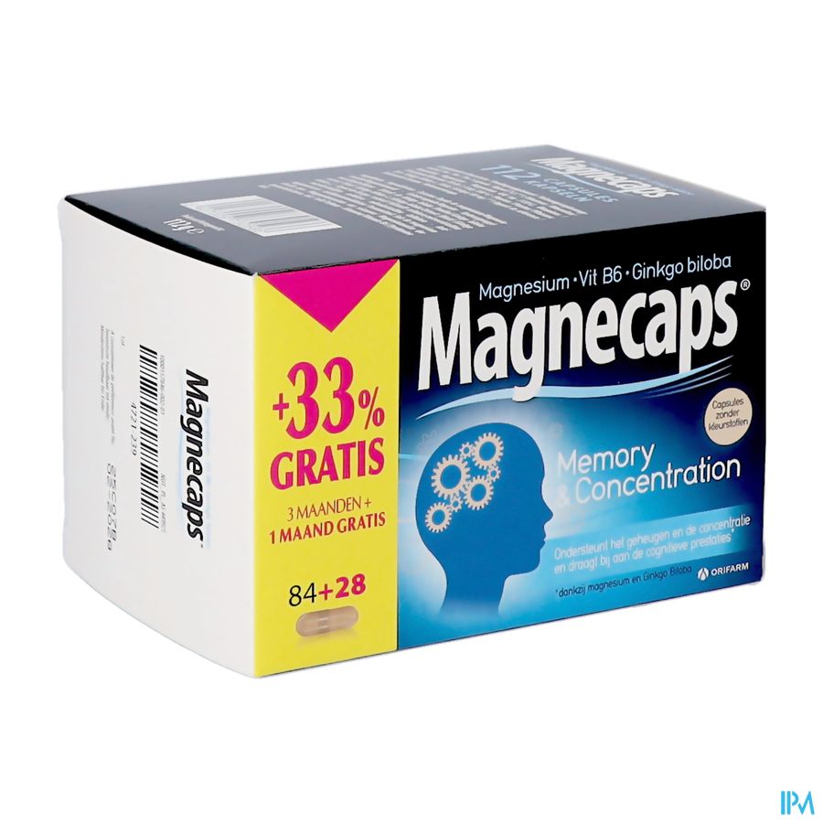 Magnecaps Memory & Concentration Caps 84+28 Grat.