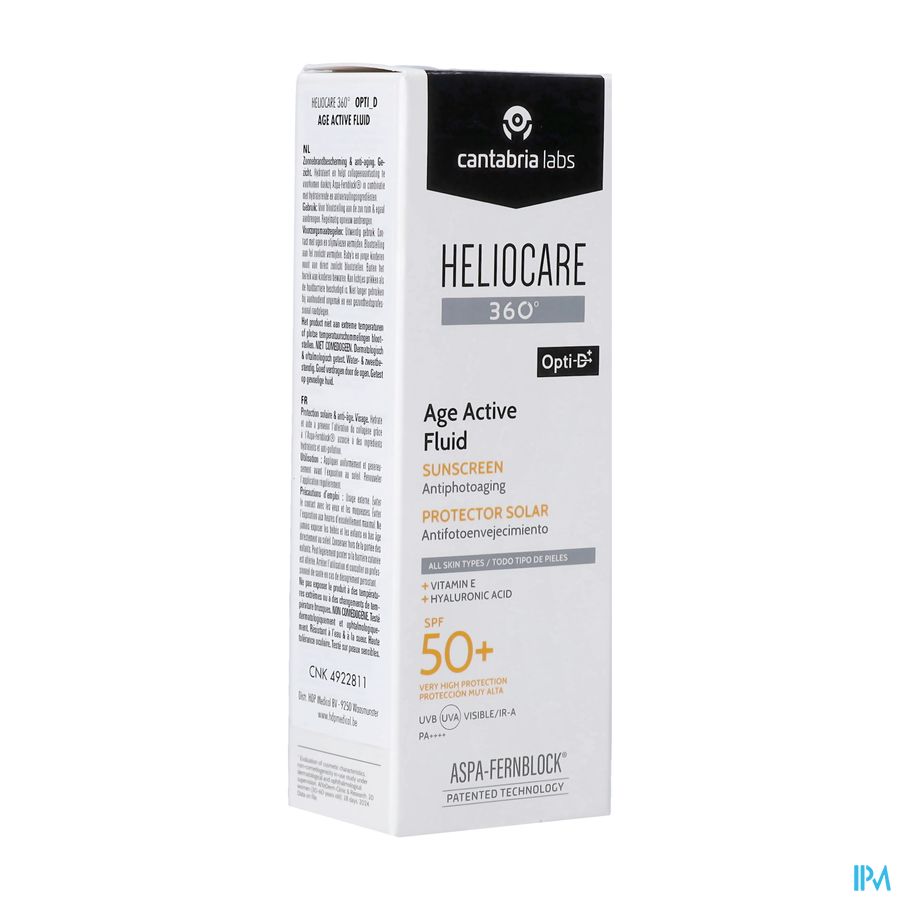 Heliocare 360° Age Active Fluid Ip50 Tube 50ml Heliocare 360° Age Active Fluid Ip50 Tube 50ml