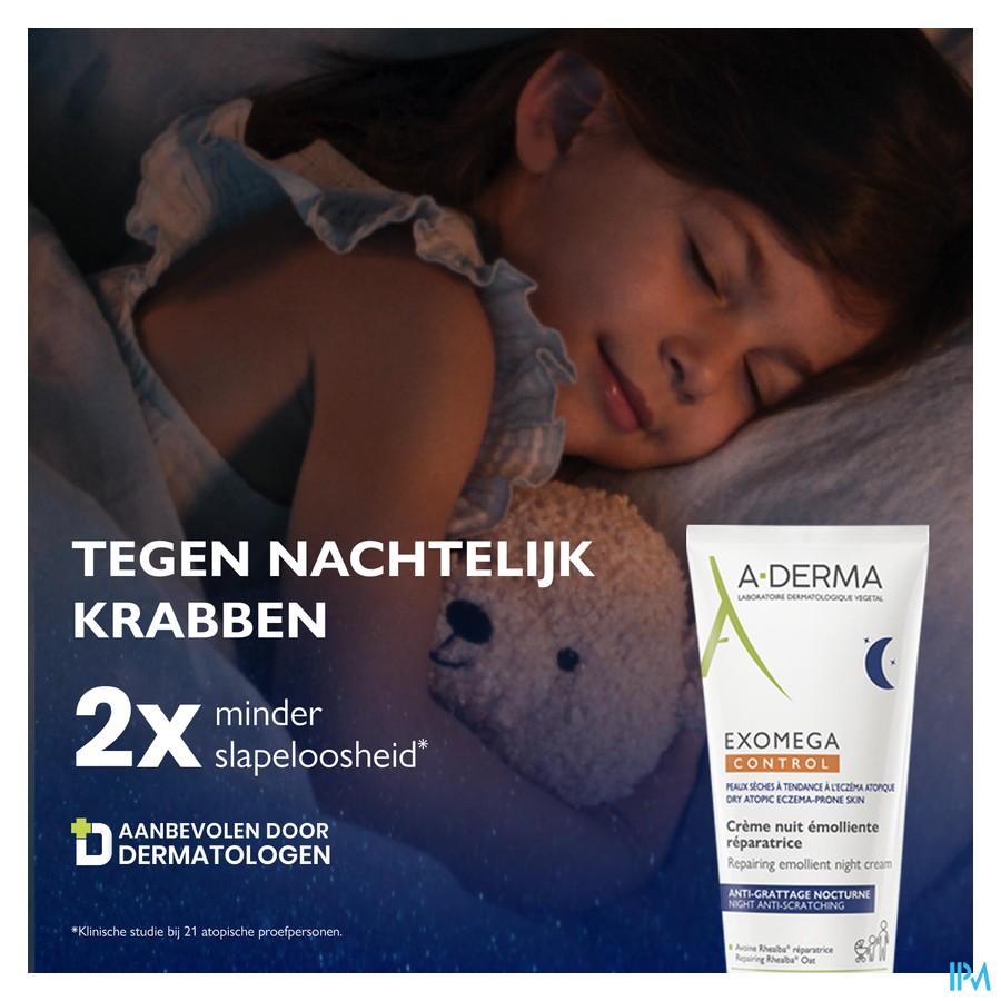 Aderma Exomega Control Herst. Emol. Nacht Cr 400ml