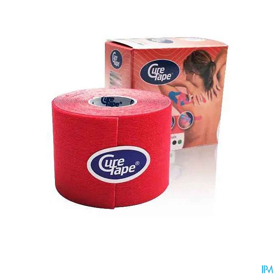 Curetape 5cmx5m Rood