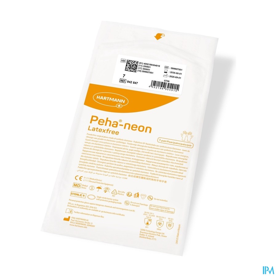 Peha-neon Plus Gant Chir. Lf Pf 7 50 Pr