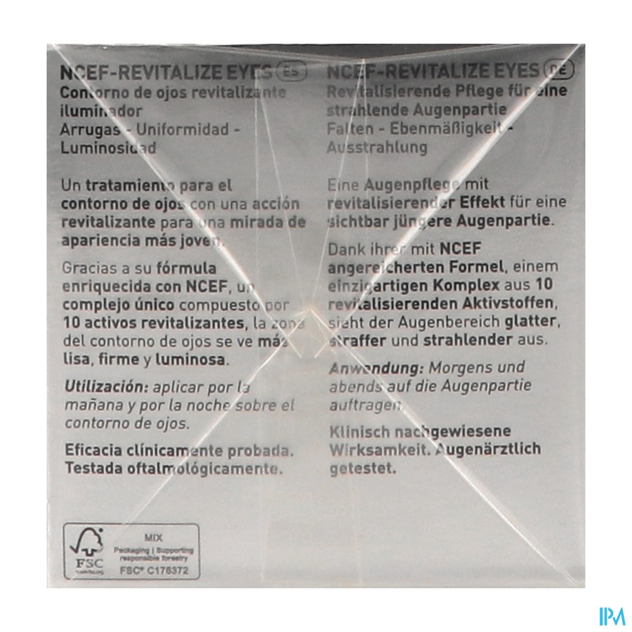 Filorga Ncef Revitalize Eyes Creme Pot 15ml