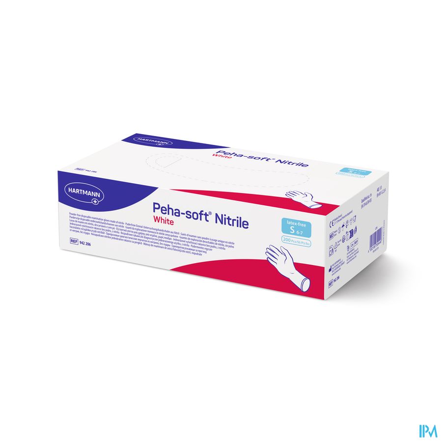 Peha-soft Nitrile Wit S 200 P/s