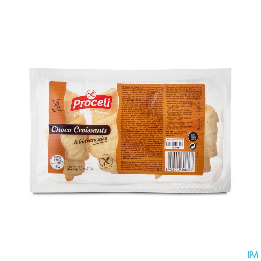 Proceli Chocolade Croissants 230g 3514 Revogan