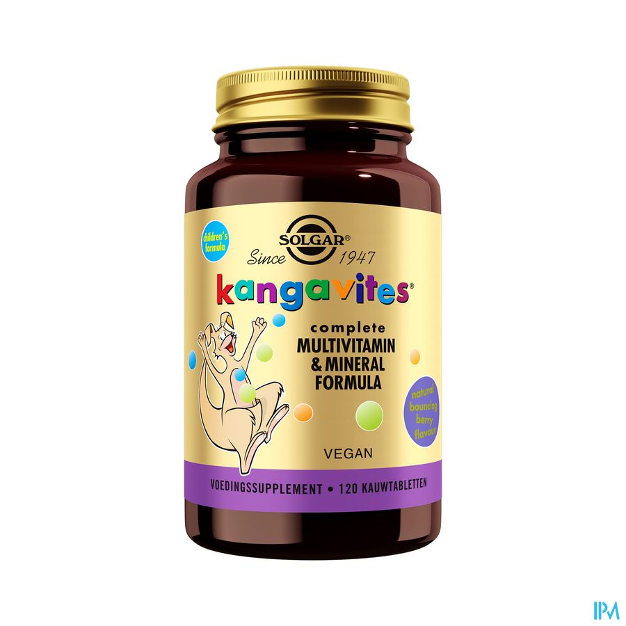 Solgar Kangavites Bouncing Berry Kauwtabl 120 Solgar Kangavites Bouncing Berry Kauwtabl 120