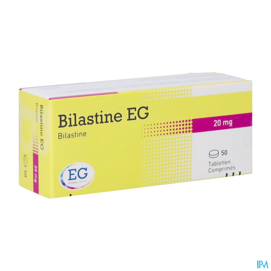Bilastine Eurogenerics 20Mg Tabl 50 Blister