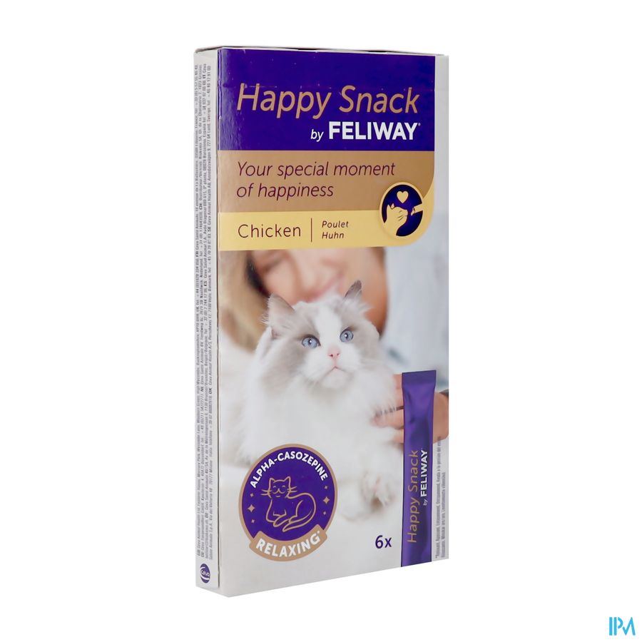 Feliway Happy Snack Chicken Sticks 6x15g