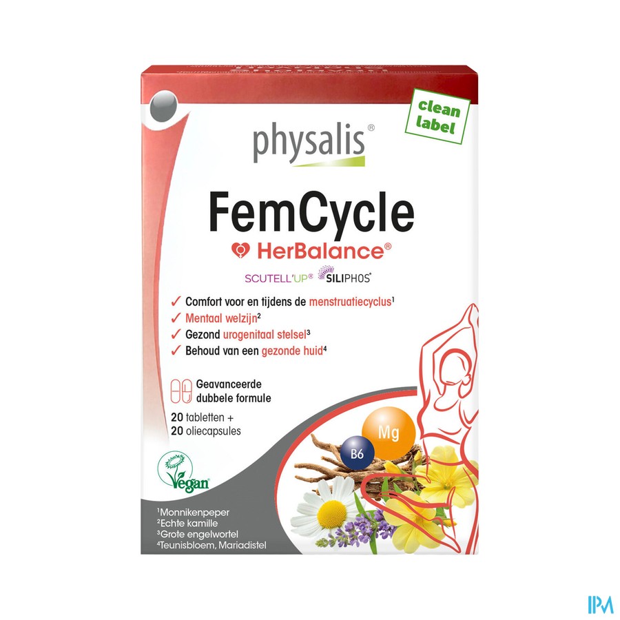 Physalis Femcycle Tabl 20 + Caps 20