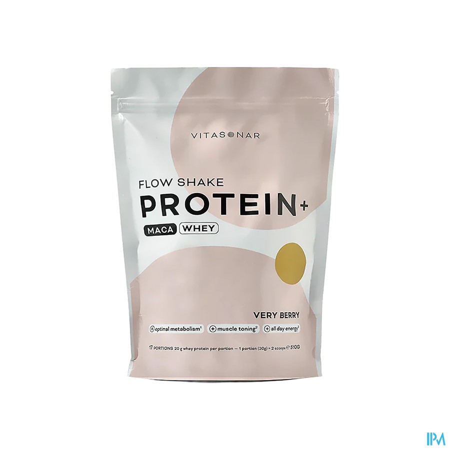 Vitasonar Very Berry Flow Shake Prot.+ 510g