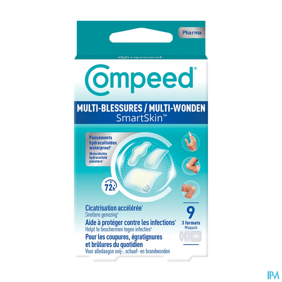 Compeed Smartskin Multi-wond Mixpack 9