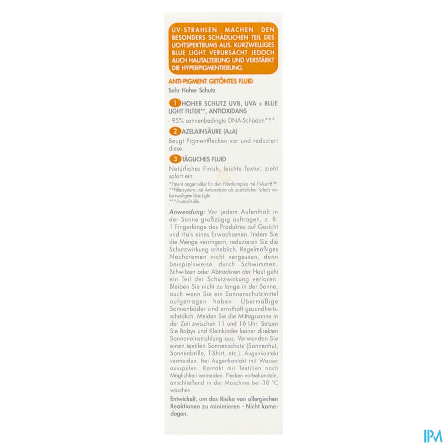 Avene Zon Spf50+ A/pigment Fluide 40ml 6