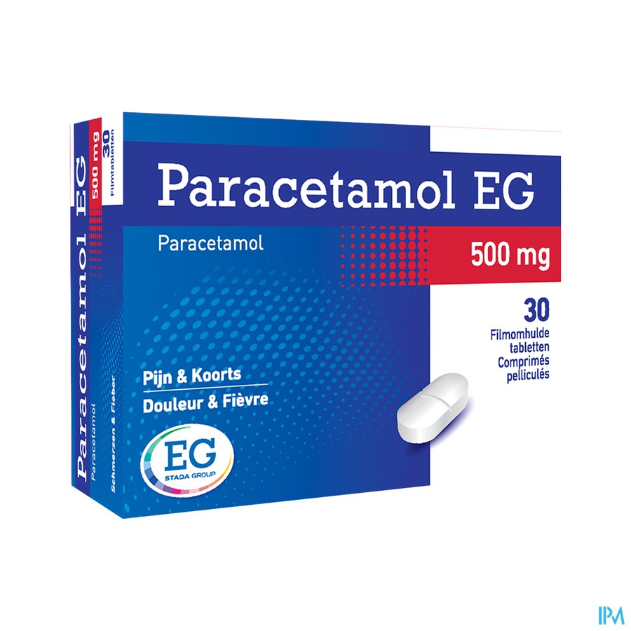 Paracetamol EG  500 Mg Filmomh Tabl  30
