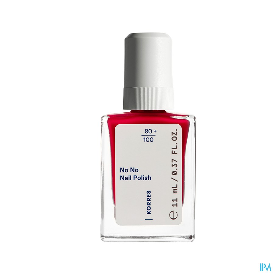 Korres Km No No Nail Polish 48 Coral Red 11ml